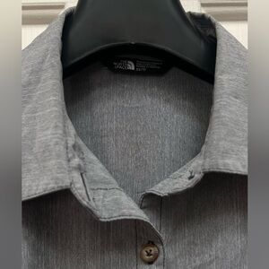 The North Face Long Gray Button Down Shirt